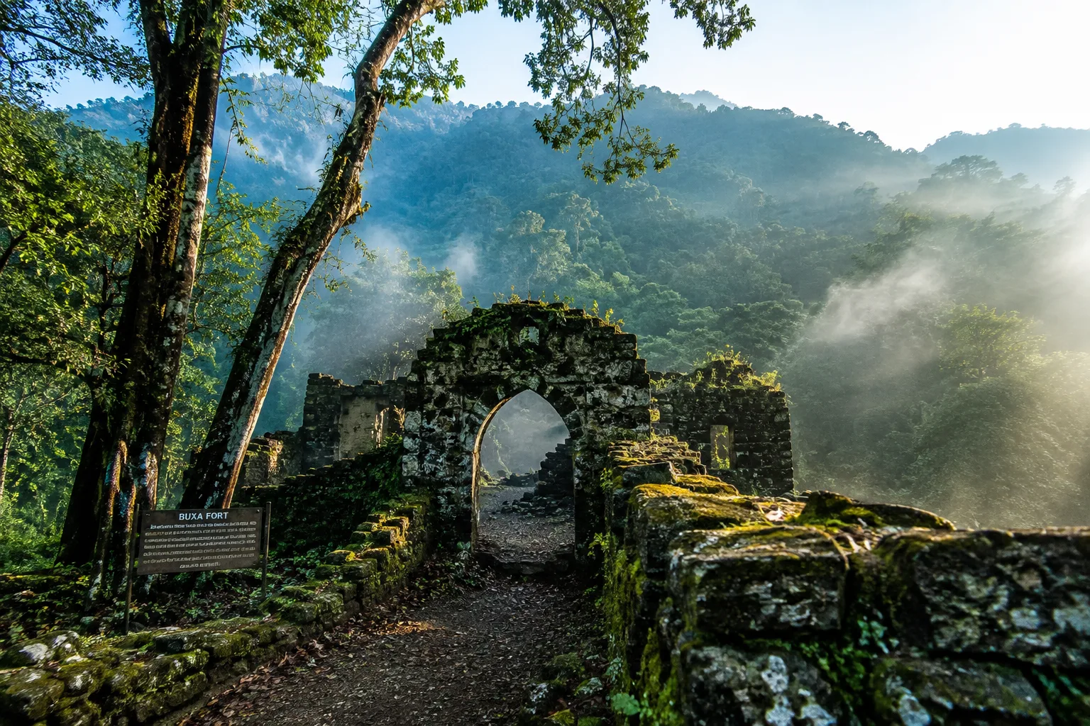 Buxa Fort in the Dooars