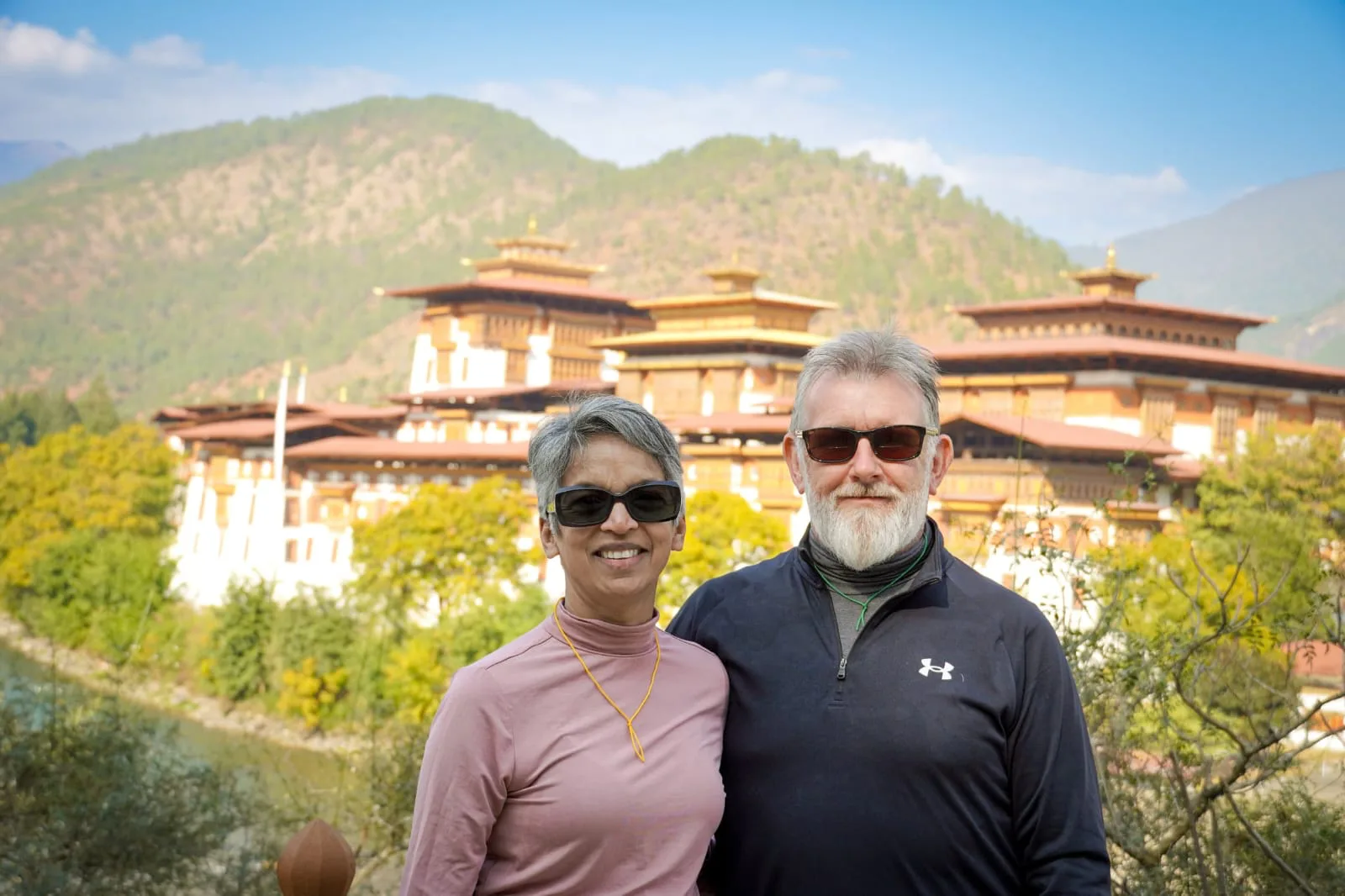 Trishika Tours guests from overseas on their Himalayan trip